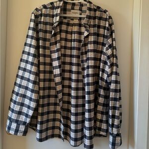 Goodfellow & Co Black and White Plaid Shirt Jacket